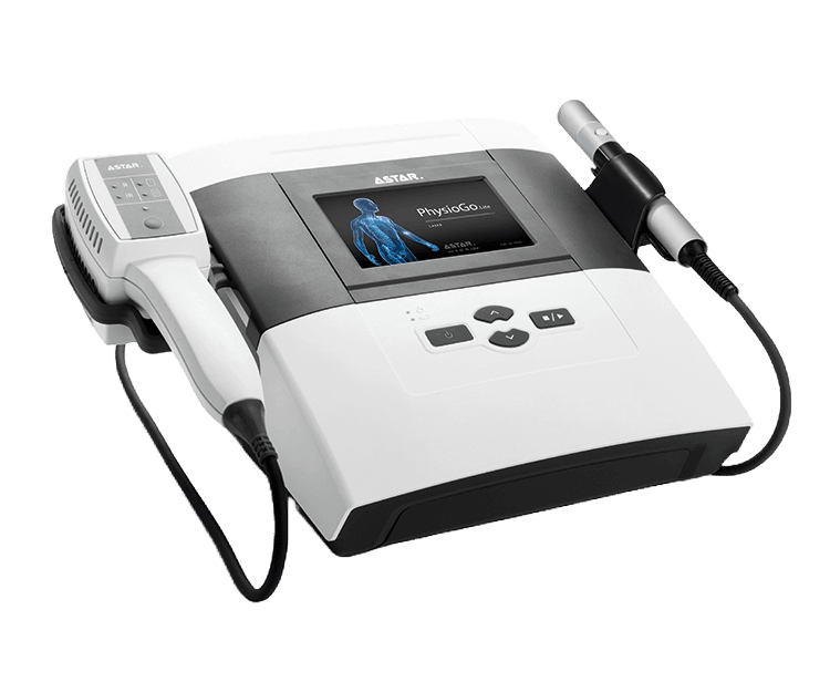 A-Star PhysioGo Lite Class IV therapeutic laser unit used at Recovery TLV