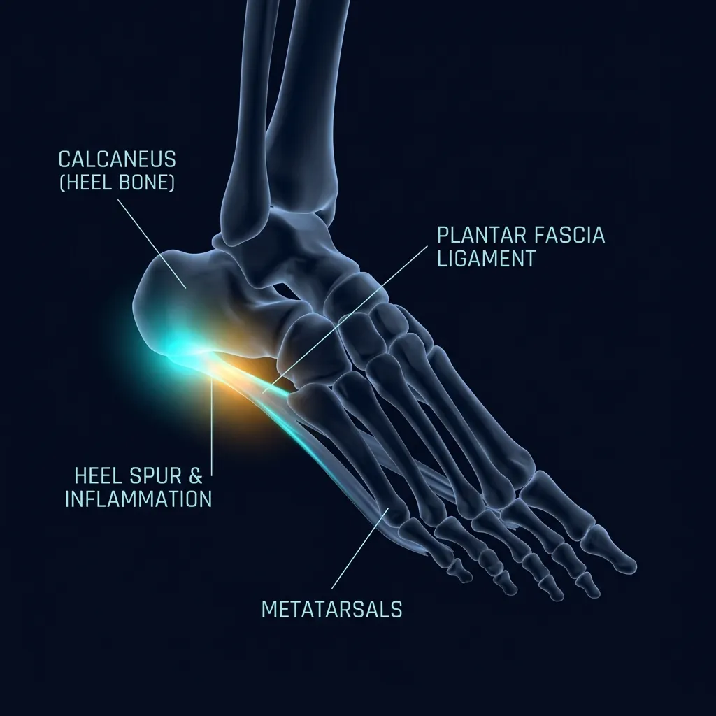 Clinical anatomy of plantar fasciitis